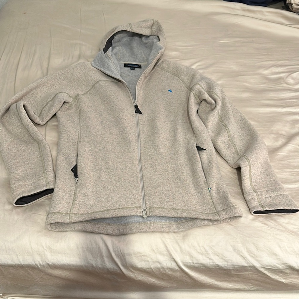 Small men’s Kluttermusen Beige Fleece Jacket